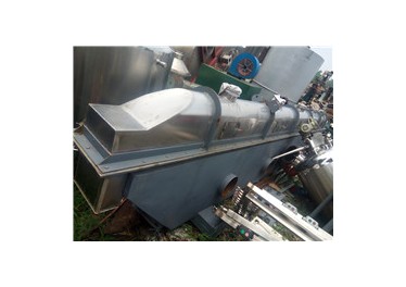 二手不锈钢流化床 0.60X6米不锈钢流化床