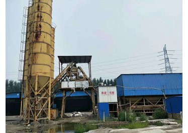 河北廊坊出售75搅拌站两套 八个一百二十吨水泥仓可单卖只限十五天