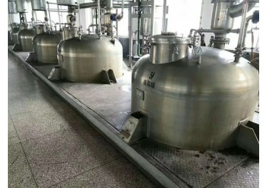 出售二手中药提取罐制药生产线一套