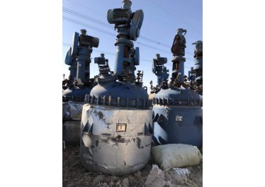 精品1500L搪瓷反应釜多台，淄博铭诺化工生产 电机18.5kW，全新未用