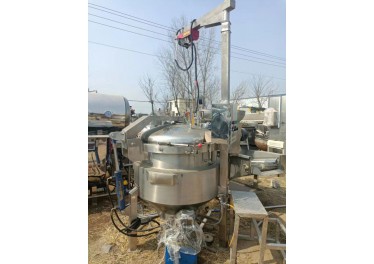 燃气400高压蒸煮锅一台，带提升