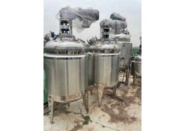 出售二手500–5000升不锈钢反应釜