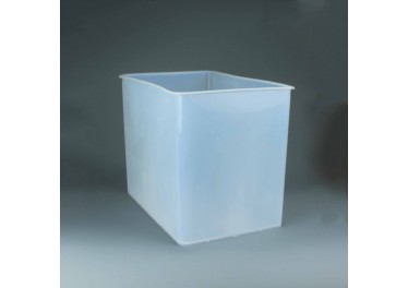 PFA清洗方槽特氟龙酸缸半导体行业pfa清洗槽15L一体成型不漏液可定制